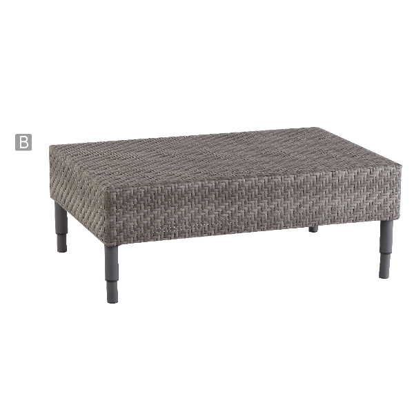 Rattan Sofa set with Ottoman - Image 3