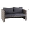 Rattan Sofa set with Ottoman - Thumbnail Image 1