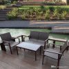 4-Piece Rattan Armchair set - Thumbnail Image 4