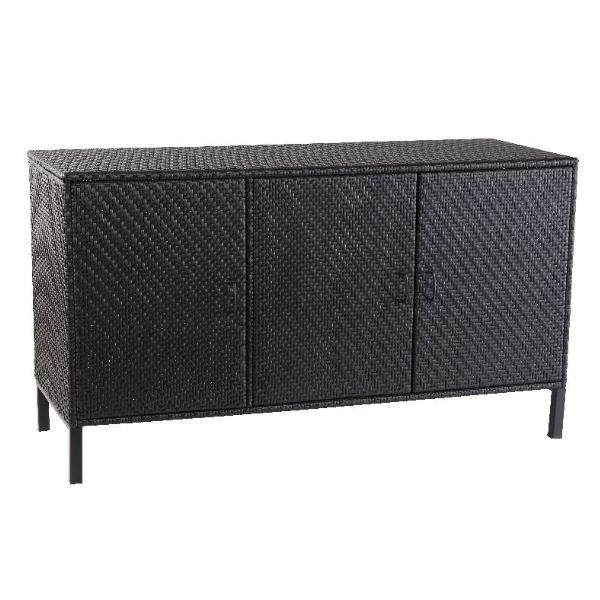 Three-door Rattan Cabinet - Image 4