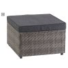 Rattan Sofa set with Ottoman - Thumbnail Image 2